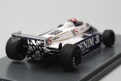 1:43 SPARK S4851 Ozella FA1 French GP E.Cheever 1980 #31