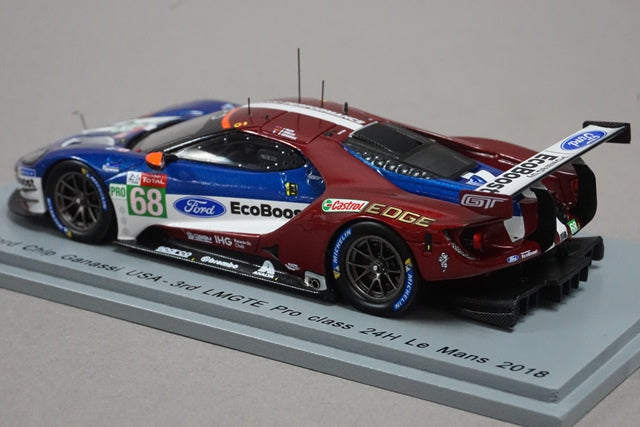 1:43 SPARK S7052 Ford GT #68 LMGTE Pro Class 24h Le Mans 2018