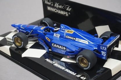 1:43 MINICHAMPS 430970015 Prost F1 MUGEN Honda JS45 Shinji Nakano 1997 #15 CANAL