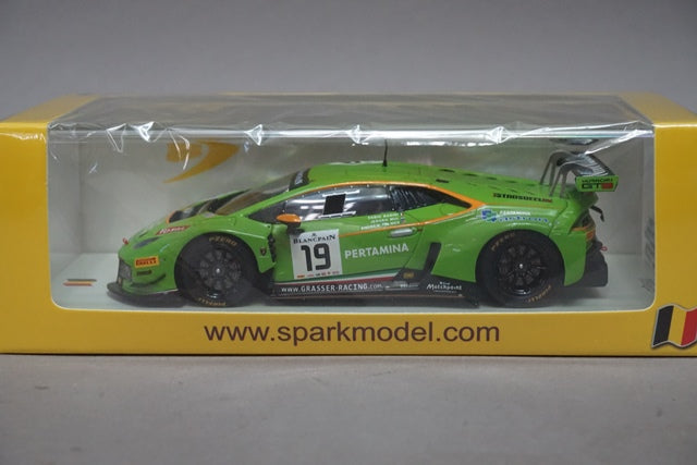 1:43 SPARK SB282 Lamborghini Huracan GT3 -GRT Grasser Racing Team 24h SPA 2015