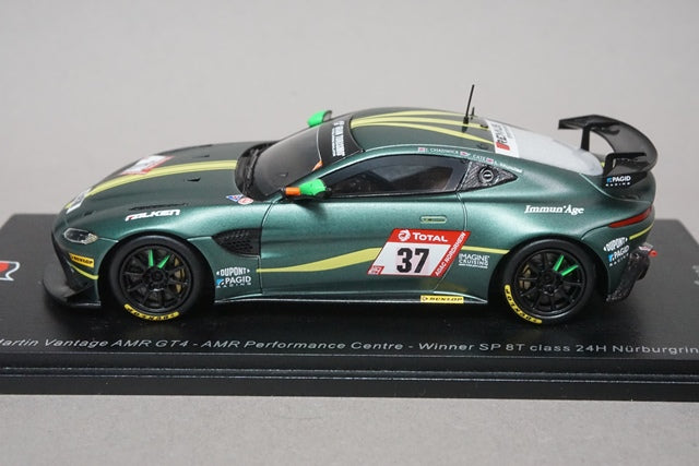 1:43 SPARK SG534 Aston Martin Vantage AMR GT4 AMR SP 8T class Nurburgring 24h Winner 2019 #37