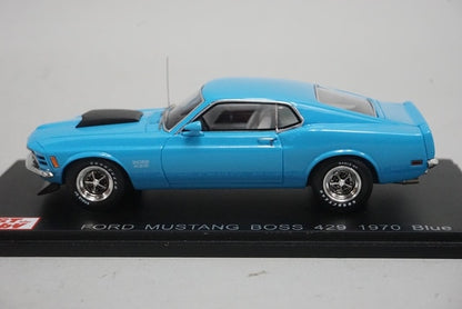 1:43 SPARK PS003A Post Hobby Custom Ford Mustang BOSS 429 1970 Blue model car