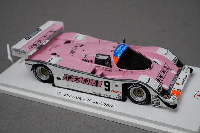 1:43 Spark SJ082 Porsche 962C 1000km Fuji 1989 #9 B.Wolek / F.Jeliński model car