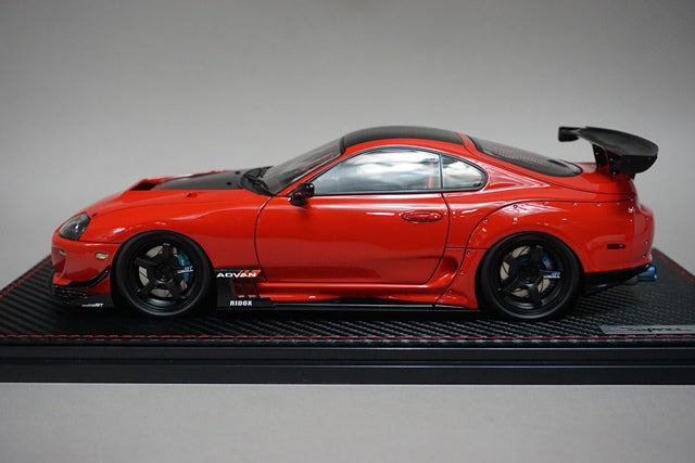 1:18 ignition model IG1350 Toyota Supra (JZA80) RZ Orido-Street Ver. Red With MAX ORIDO