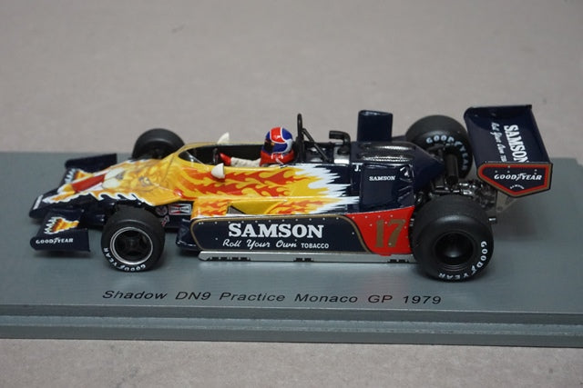 1:43 SPARK S7373 Shadow DN9 #17 Practice Monaco GP 1979 Jan Lammers