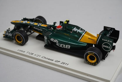 1:43 SPARK S3021 Lotus T128 Chinese GP 2011#21 J.Trulli model cars