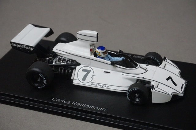 1:43 Spark S4344 Braham BT44 Winner, United States GP 1974 #7 C. Reutemann model car