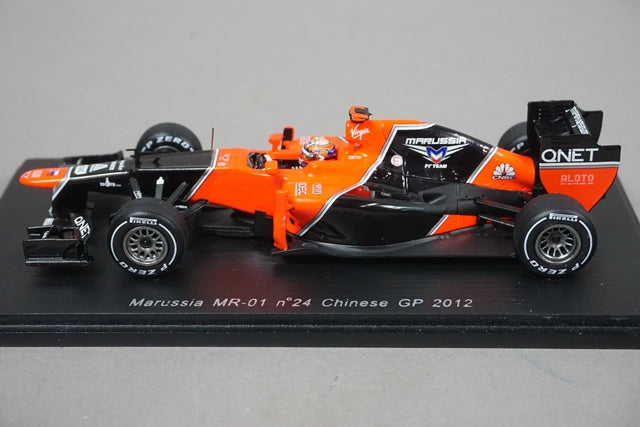 1:43 SPARK S3038 Marussia MR-01 #24 China GP 2012 T.Glock