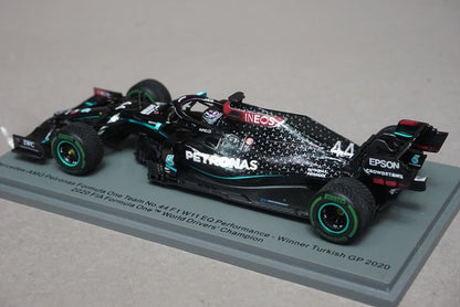 1:43 SPARK S6488 Mercedes AMG Petronas F1 W11 EQ Performance Turkish GP winner 2020 #44 Lewis Hamilton