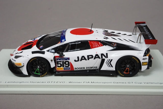 1:43 SPARK S9607 Lamborghini URACAN GT3 evo Team JAPAN Winner Cup Vallelunga 2019 #519