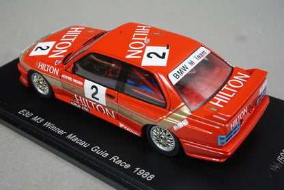 1:43 SPARK SA035 BMW E30 M3 Macau Gear Race winner 1988 #2 Alfred Heger