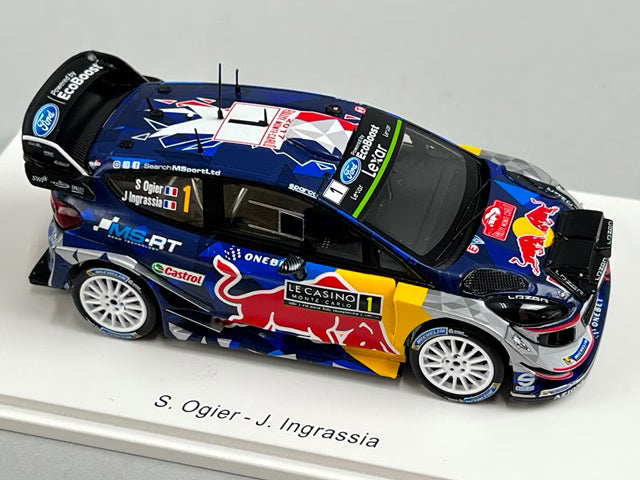 1:43 SPARK S5154 Ford Fiesta Monte Carlo Rally Winner 2017 #1