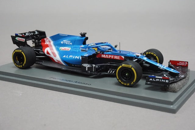 1:43 SPARK S7664 Alpine A521 #14 Alpine F1 Team Bahrain GP 2021 Fernando Alonso