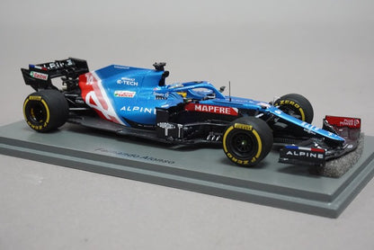 1:43 SPARK S7664 Alpine A521 #14 Alpine F1 Team Bahrain GP 2021 Fernando Alonso