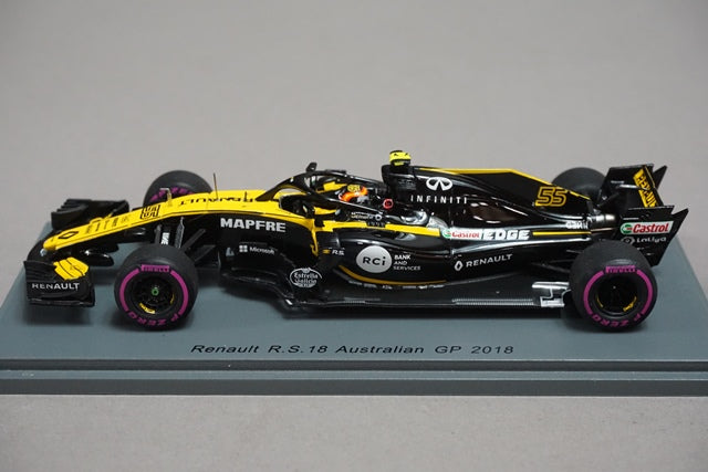 1:43 SPARK S6056 Renault R.S.18 Australian GP 2018 #55 Carlos Sainz Jr.