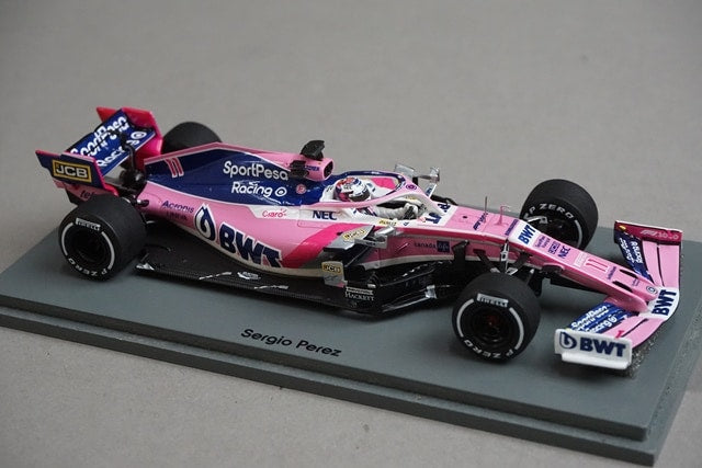 1:43 Spark S6085 SportPesa Racing Point RP19 Chinese Grand Prix 2019 #11 S. Perez model car