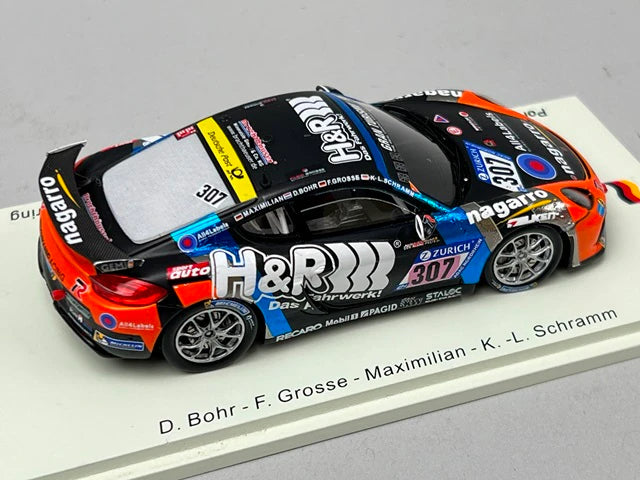 1:43 Spark SG331 Porsche Cayman 981 GT4 CS Teichmann Racing Nurburgring 24H 2017 #307