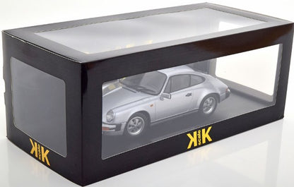 KKDC180711 KK scale 1:18 Porsche 911 Carrera 3.2 Coupe 250.000 Anniversary 1988 Silver