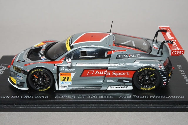 1:43 SPARK HR4312018 Audi R8 LMS 2018 SUPER GT 300 Audi Team Hitotsuyama #21