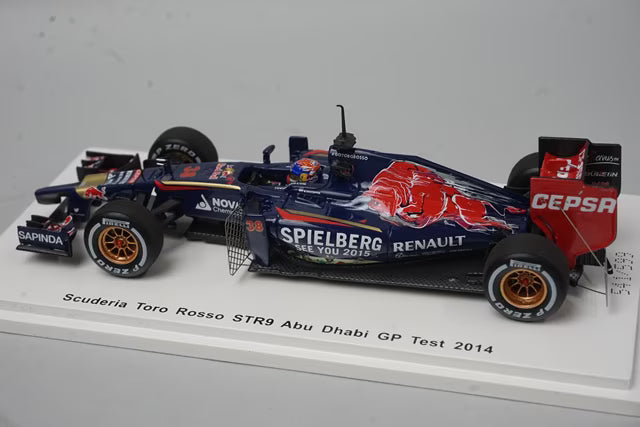 1:43 Spark TR015 Forza Custom Scuderia Toro Rosso STR9 Abu Dhabi GP Test 2014 #38 M. Verstappen