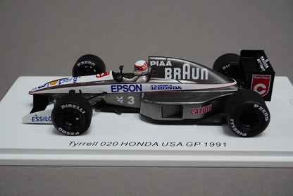 1:43 SPARK ROMU039 Tyrrell 020 Honda USA GP Satoru Nakajima 1991 #3