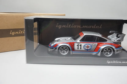 1:18 ignition model IG1952 RWB 993 Silver / Red model car