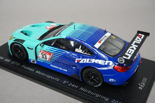 1:43 SPARK SG525 BMW M6 GT3 Falken Motorsport Nurburgring 24h 2019 #33