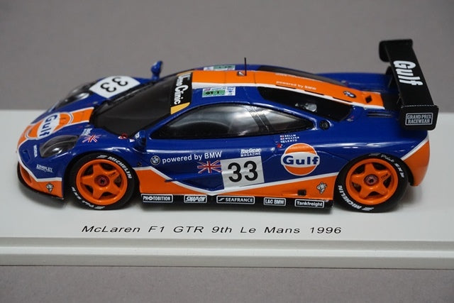 1:43 SPARK S4406 McLaren F1 GTR Le Mans Gulf 1996 #33