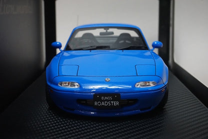 1:18 ignition model IG0668 Eunos Roadster NA Blue model car