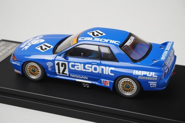 1:43 HPI 8023 Nissan CALSONIC Skyline JTC 1990 #12 Debut Win
