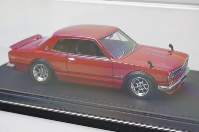 1:43 ignition model IG0222 Nissan Skyline 2000 GT-R KPGC10 Red