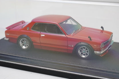 1:43 ignition model IG0222 Nissan Skyline 2000 GT-R KPGC10 Red