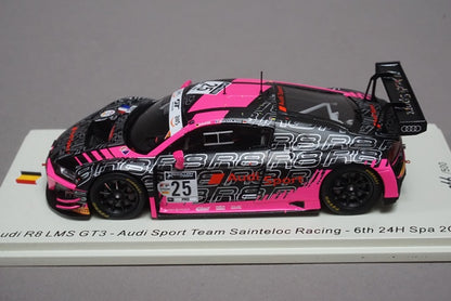 1:43 SPARK SB374 Audi R8 LMS GT3 Audi Sport Team Sainteloc Racing SPA 24h 2020 #25