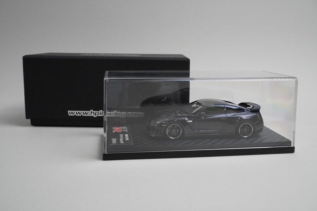 1:43 HPI 8437 Nissan GT-R (R35) Spec V Ultimate Opal Black model car