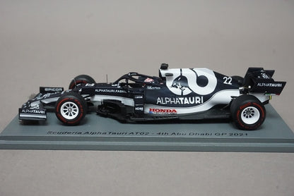 1:43 SPARK S7853 Scuderia AlphaTauri AT02 Abu Dhabi GP Yuki Tsunoda 2021 #22