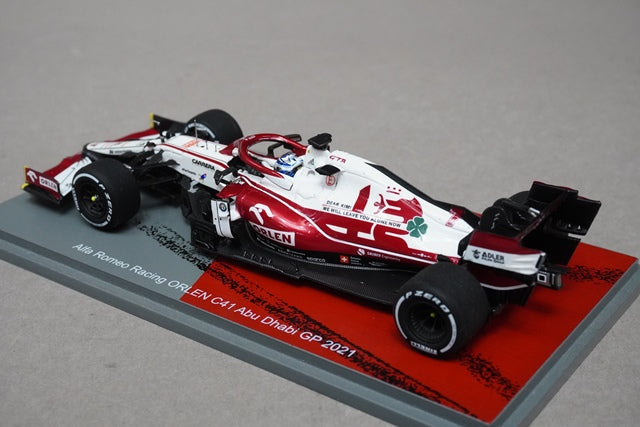 1:43 SPARK S7856 Alfa Romeo Racing ORLEN C41 Abu Dhabi GP 2021 #7 K.Raikkonen