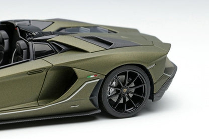 [ Back-order ] Make Up EIDOLON EM638A 1:43 Lamborghini Aventador LP780-4 Ultime Roadster 2021 (Nileo Wheels) Green