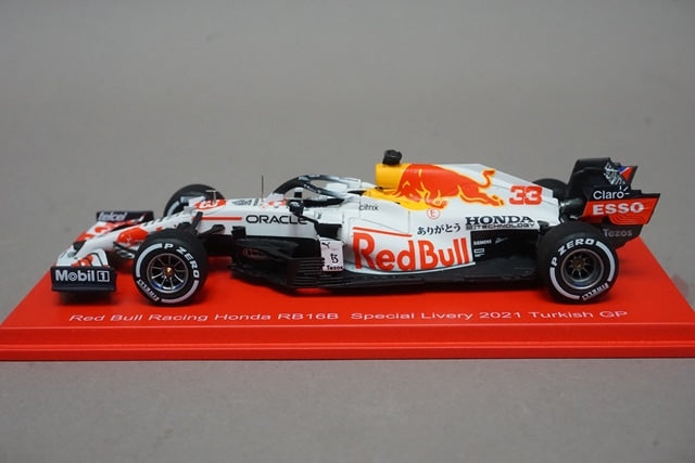 1:43 SPARK RBR-ES-2118 Red Bull Racing Honda RB16B Turkish GP 2021 #33