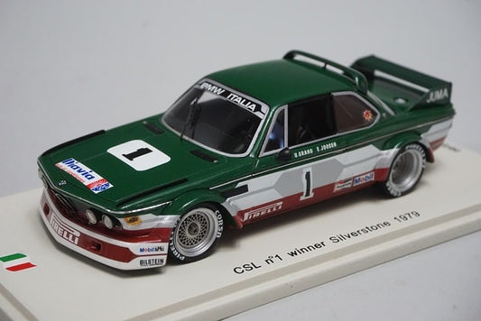 1:43 SPARK SI001 BMW CSL Silverstone Winner 1979 #1