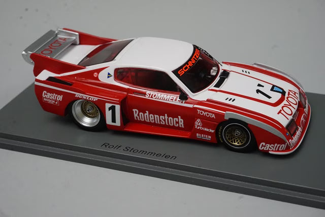 1:43 Spark S7701 Toyota Celica Turbo GR5 Hockenheim 1978 #1 R.Stommelen model car