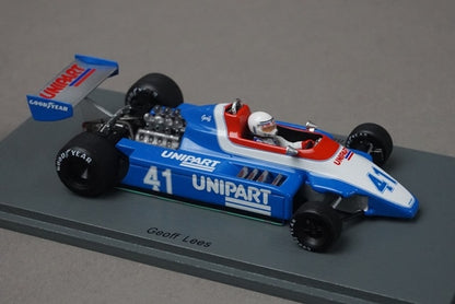 1:43 SPARK S5307 Ensign N180 Dutch GP 1980 #41 G.Reese model car