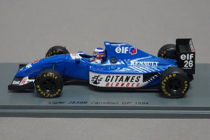 1:43 SPARK S7400 Ligier JS39B Canadian GP 1994 #26 O.Panis