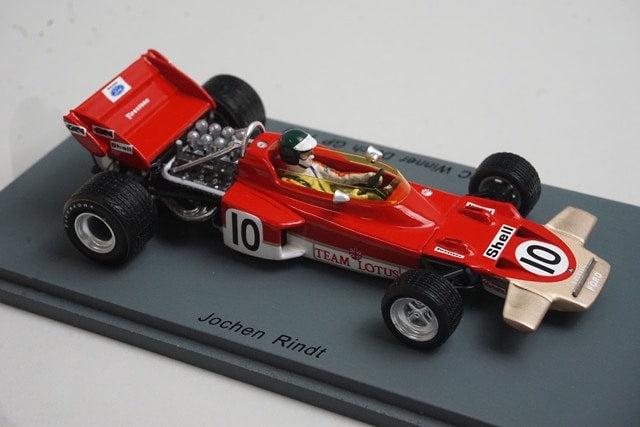 1:43 SPARK S4280 Lotus 72C Dutch GP Winner J.Rindt 1970 #10