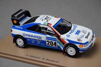 1:43 SPARK S5616 Peugeot 405 T16 Grand Raid Dakar Paris Winner 1989 #204 model car