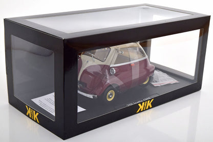 KKDC120045 KK scale 1:12 BMW 250 Isetta 1959 Dark Red / Cream