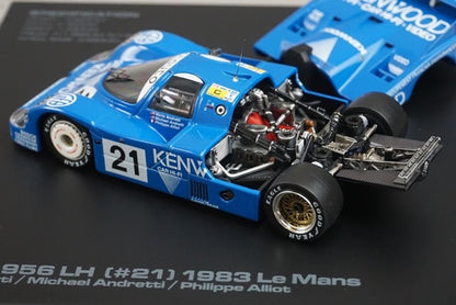 1:43 HPI 941 Porsche 956 LH Le Mans 1983 #21 Mario Andretti Michael Andretti Phillippe Alliot