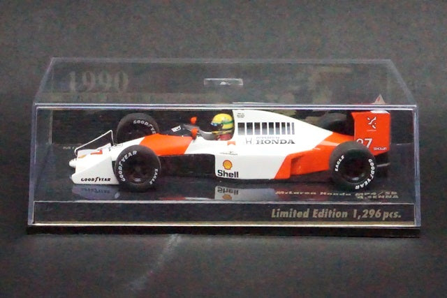 1:43 MINICHAMPS 539904327 McLaren Honda MP4/5B 1990 A.Senna #27 Suzuka Legend