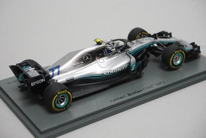 1:43 SPARK S6053 Mercedes AMG Petronas W09 EQ China GP 2018 #77 V.Bottas