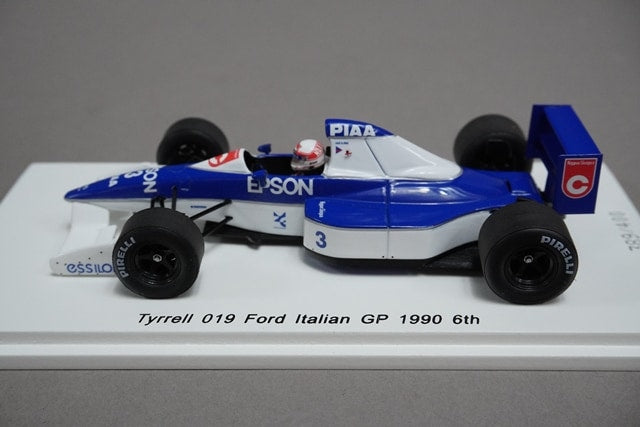 1:43 SPARK ROMU020 Tyrrell 019 Ford Italian GP 1990 #3 Satoru Nakajima