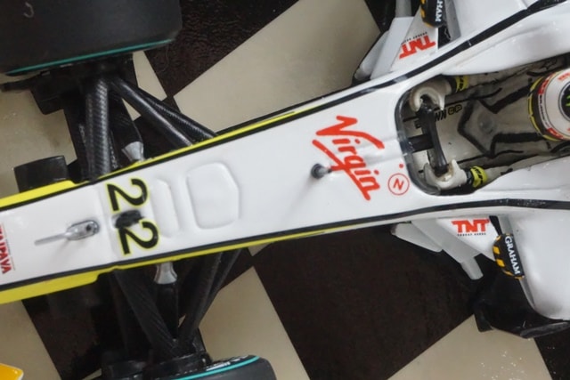 1:43 MINICHAMPS 400090622 Brawn GP BGP 001 Brazil GP 2009 #22 Jenson Button model car